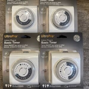 UltraPro Indoor Plug-in Basic Timer - White
